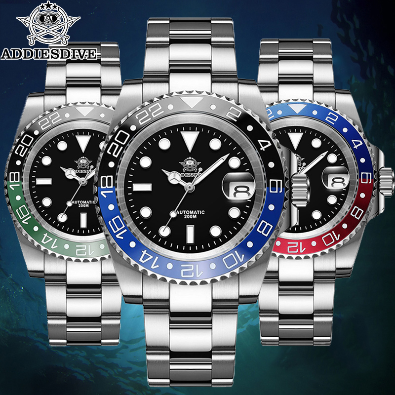 Waterproof Diving Watch - ADDIESDIVE Men Automation Watch Sapphire Glass