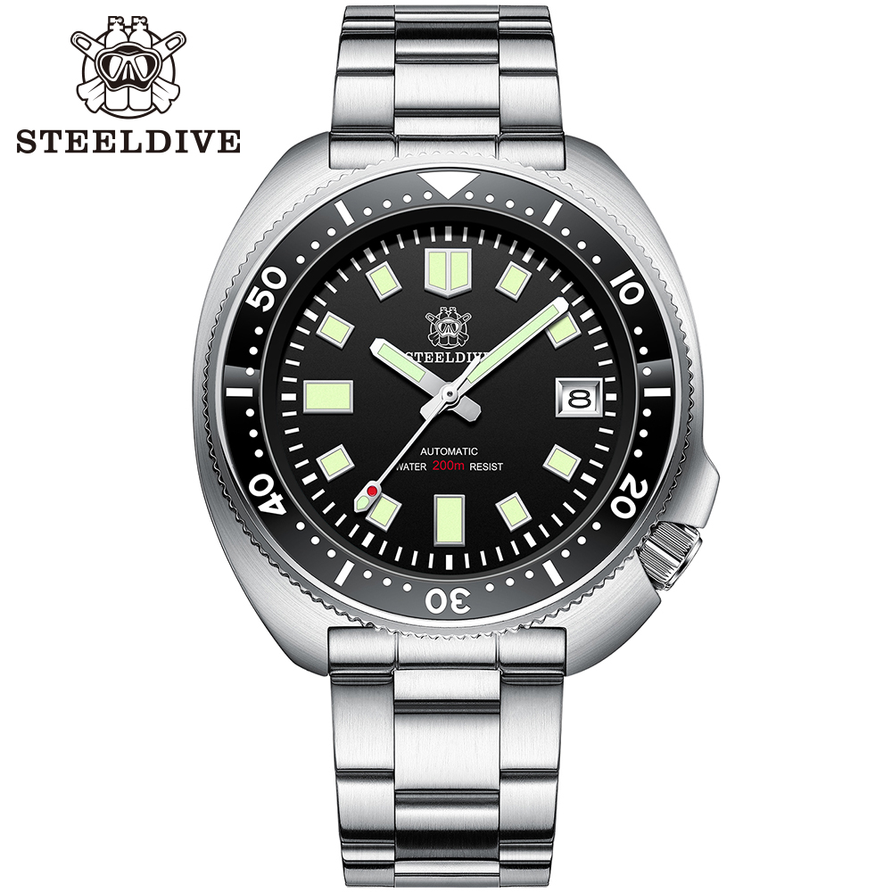 Tide Watch Surf - STEELDIVE SD1970 Automatic Mechanical Diver Watch