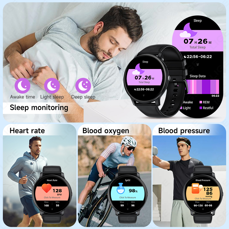 LIGE Bluetooth Call Women Smar - đánh giá và giá Smartwatch Latest Watches For Men