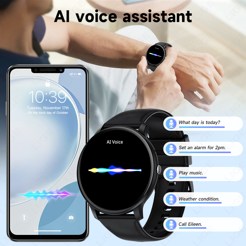 LIGE Bluetooth Call Women Smar - đánh giá và giá Smartwatch Latest Watches For Men