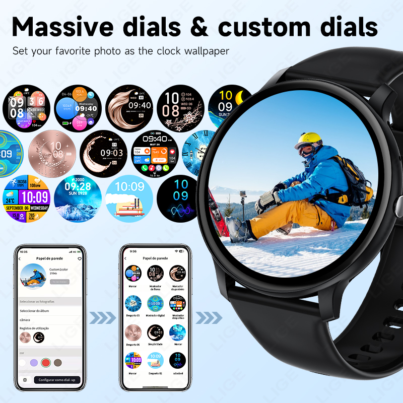 LIGE Bluetooth Call Women Smar - đánh giá và giá Smartwatch Latest Watches For Men