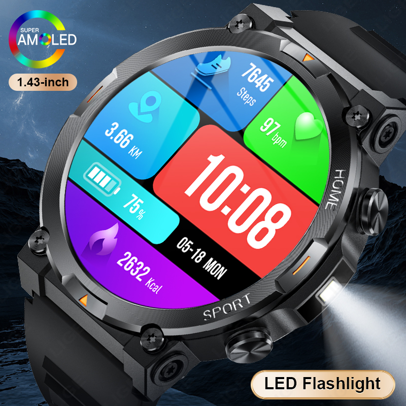 LIGE 2026 Men Smart Watch 1.43 - đánh giá và giá Smartwatch Latest Watches For Men