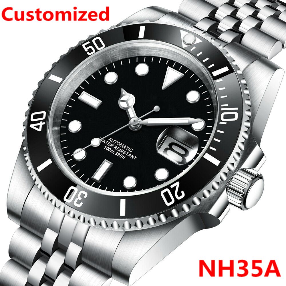 DIY Logo 40MM Dive Watch NH35  - đánh giá và giá Waterproof Diving Watch