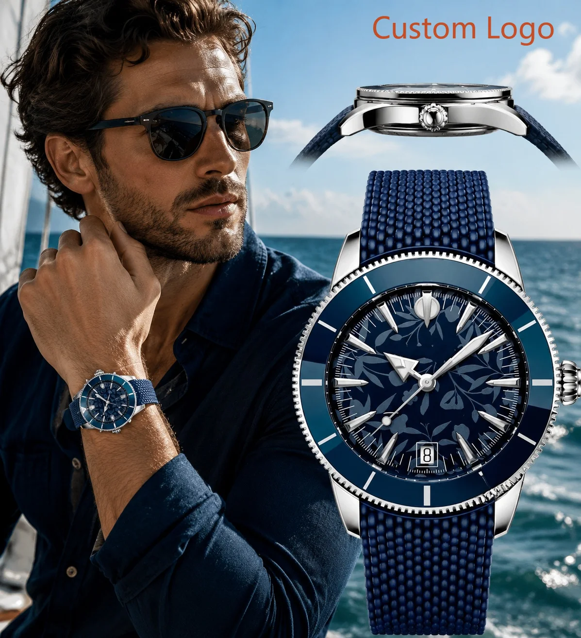 Men 46mm Diving Automatic Watc - đánh giá và giá Waterproof Diving Watch