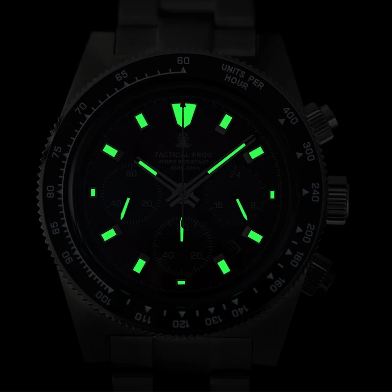 Tactical Frog Chronograph Watc - đánh giá và giá Tide Watch Surf