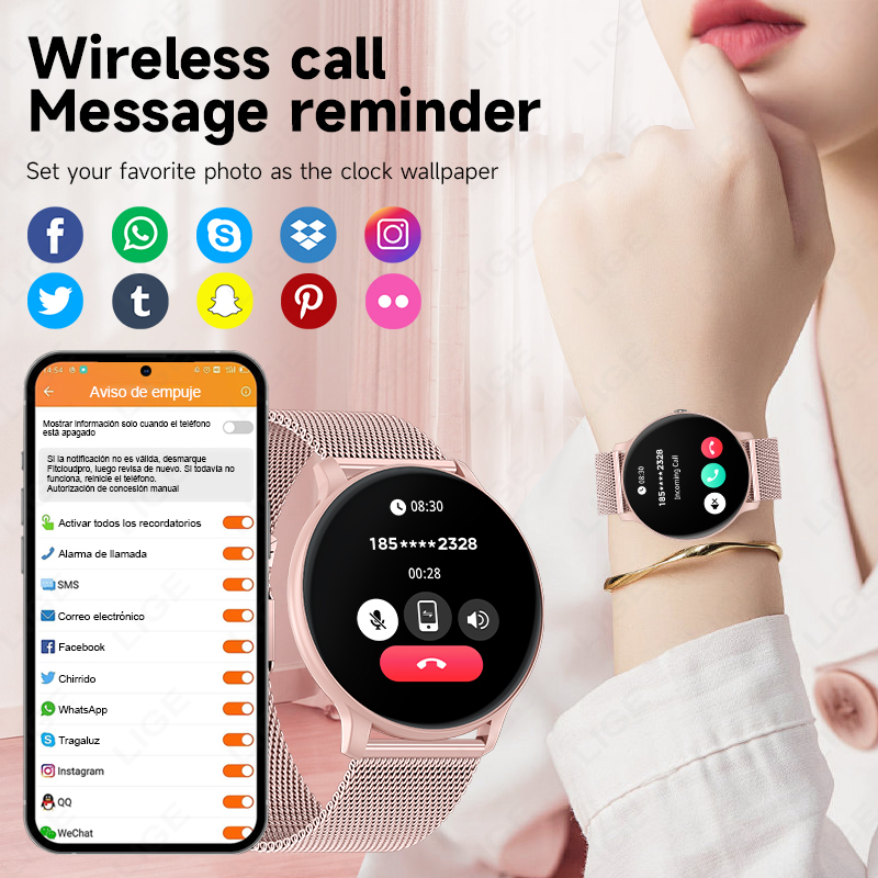 LIGE 2026 Sports Fitness Watch - đánh giá và giá Smartwatch Latest Watches For Men