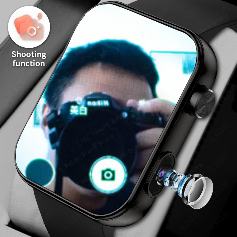 LIGE With Camera Can Take phot - đánh giá và giá Smartwatch Latest Watches For Men