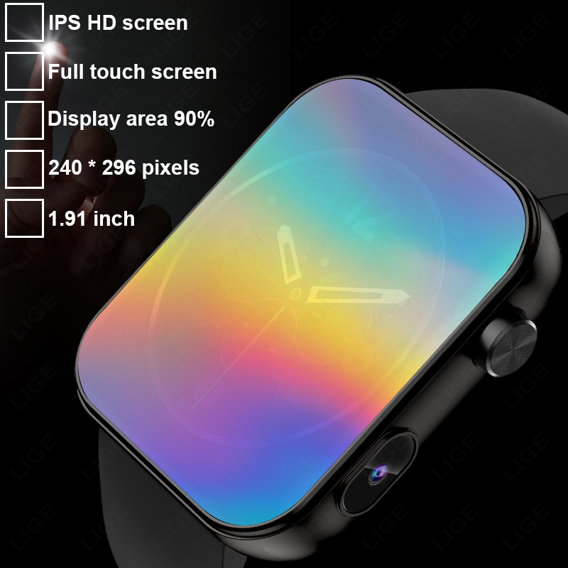 LIGE With Camera Can Take phot - đánh giá và giá Smartwatch Latest Watches For Men