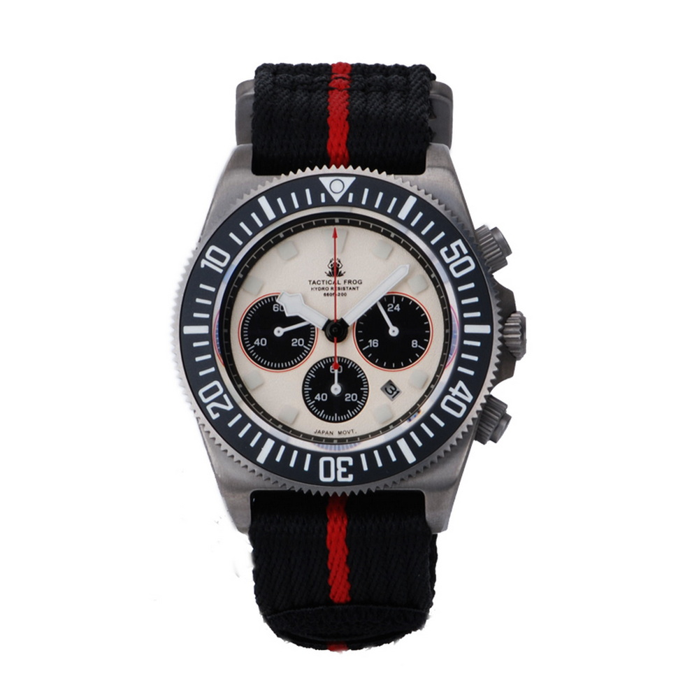 Tactical Frog Men Chronograph  - đánh giá và giá Solar Powered Watch