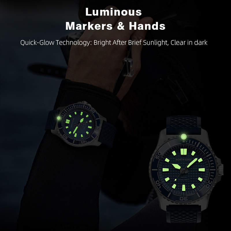 NORTH EDGE ABYSS Men's Solar D - đánh giá và giá Solar Powered Watch