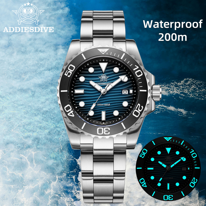 ADDIESDIVE Men's 2115 Quartz W - đánh giá và giá Waterproof Diving Watch