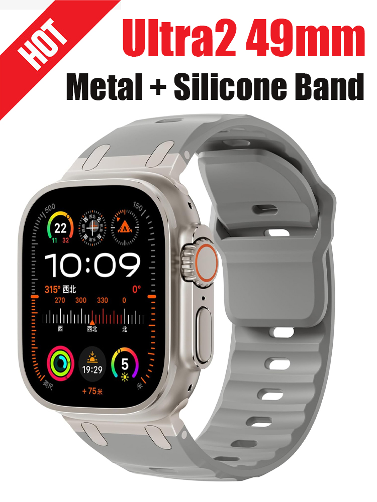 Metal+Silicone Strap for Apple - đánh giá và giá Smartwatch Apple Watches For Men